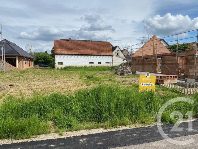 terrain à vendre - 475.0 m2 - ROESCHWOOG - 67 - ALSACE - Century 21 Pays De La Moder